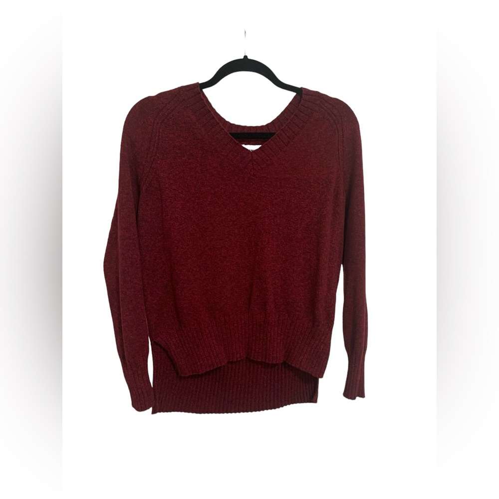 Wine red sweater